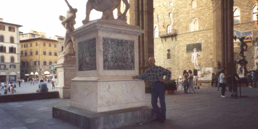 In the Loggia dei Lanzi